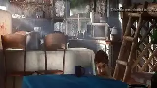 العاهرة التشيكية سامانثا تبلع زب في السلالم بمشهد إباحي صريح