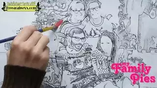 بنت يابانيا مرهق هيا وأخوه سيكس