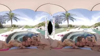 بورن غامر: اختراق مهبلي ثلاثي في الواقع الافتراضي