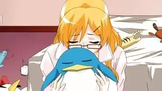 هنتاي مثار: أم أنيمي كبيرة الصدر ممارسة جنسية مزدوجة