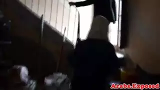 بنات خليجيات محجبات يئن من اختراق عميق شديد