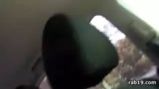 نيك النافذة: ممثلة إباحية تأخذه بقوة من الخلف