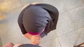 علاقة إباحية سرية مع أم عربية محجبة